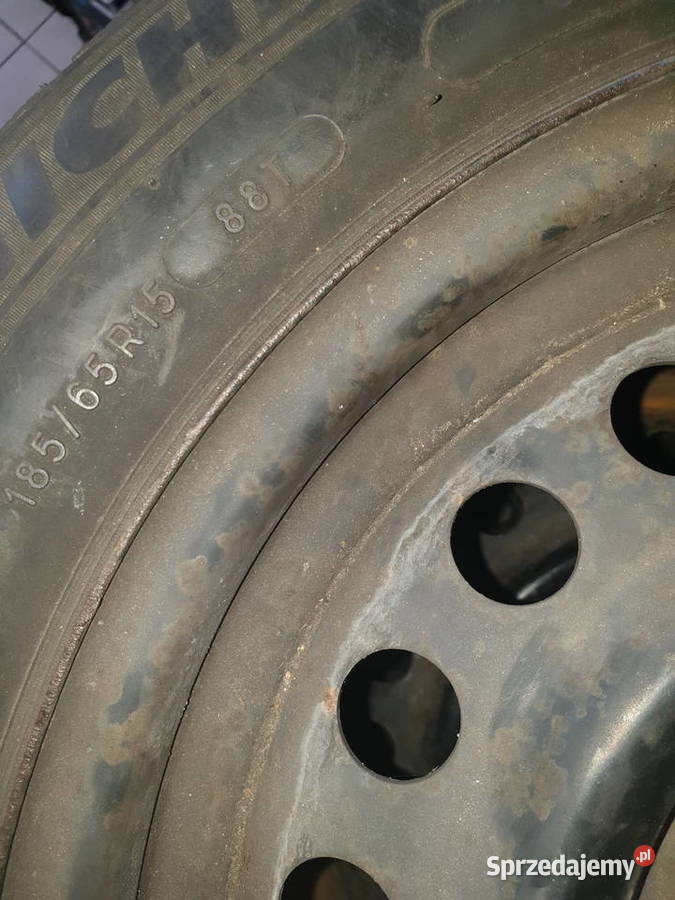 Felga stalowa BMW opony Michelin Alpin A4 Dobre Miasto sprzedam