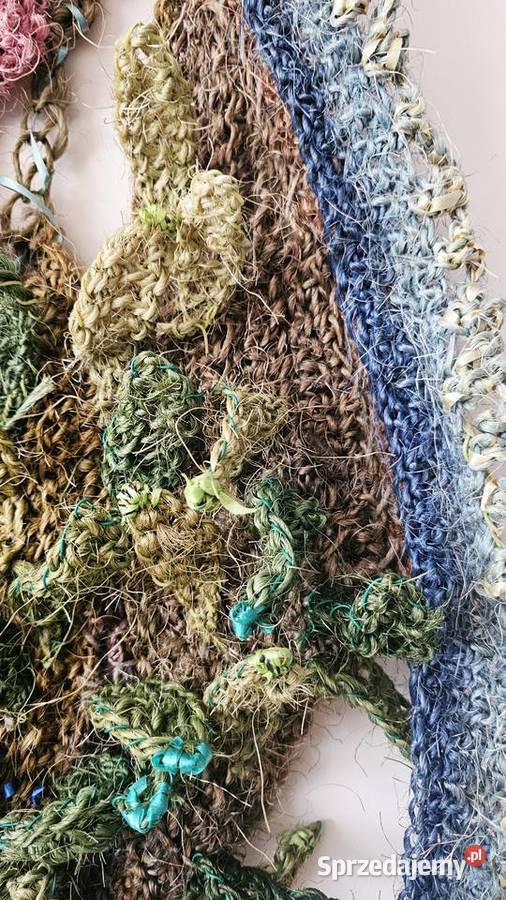 Baśniowy las tkanina artystyczna Irena Kraków