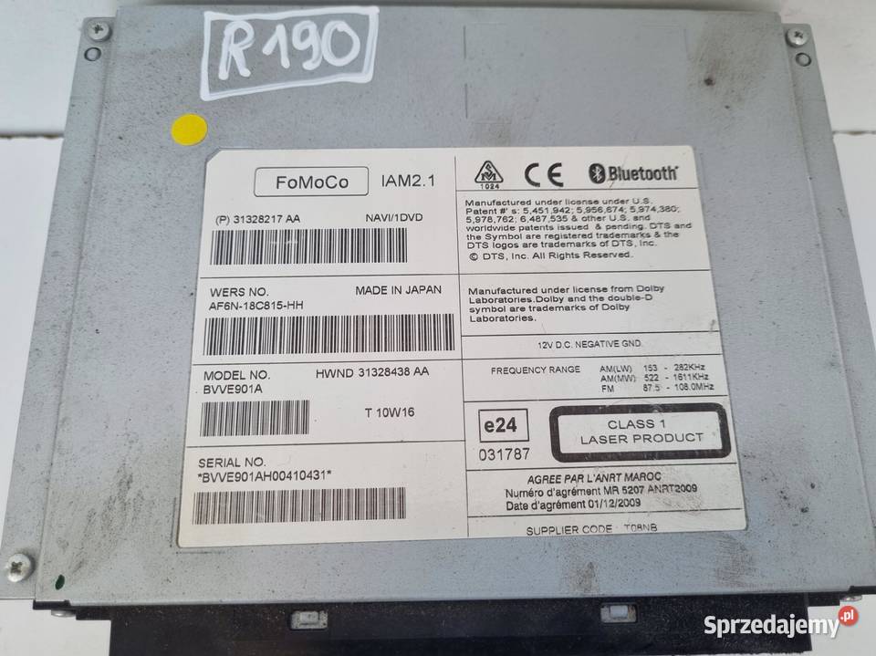 Volvo VOLVO V60 I S60 II V40 II CZYTNIK