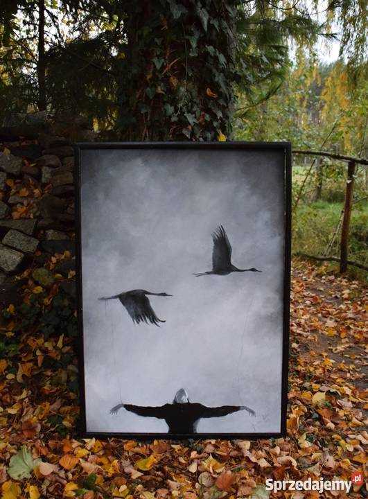 ABSTRAKCJA nowoczesny obraz surrealizm do salonu
