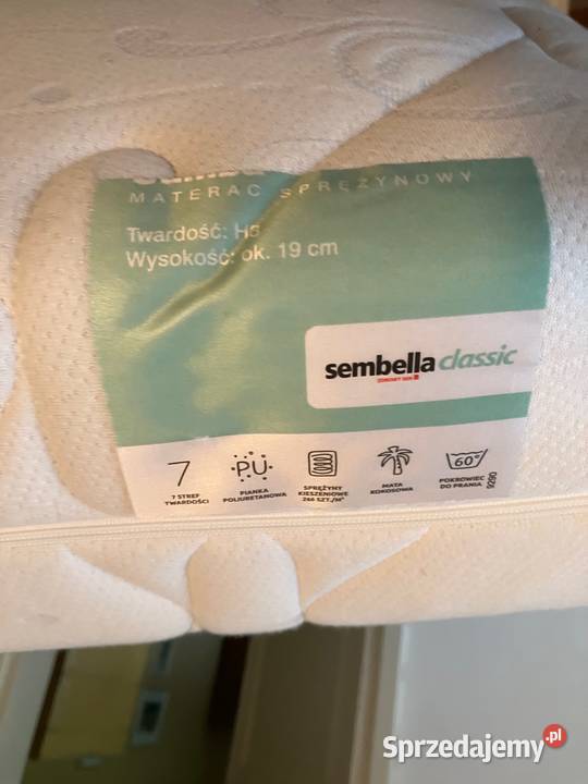 Porządny polski sprężynowy materac Sembella Nisko