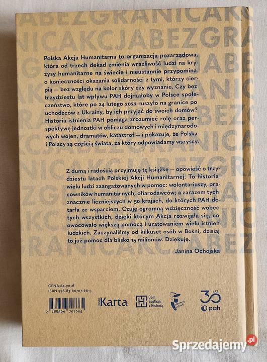 Akcja bez granic Książka Warszawa