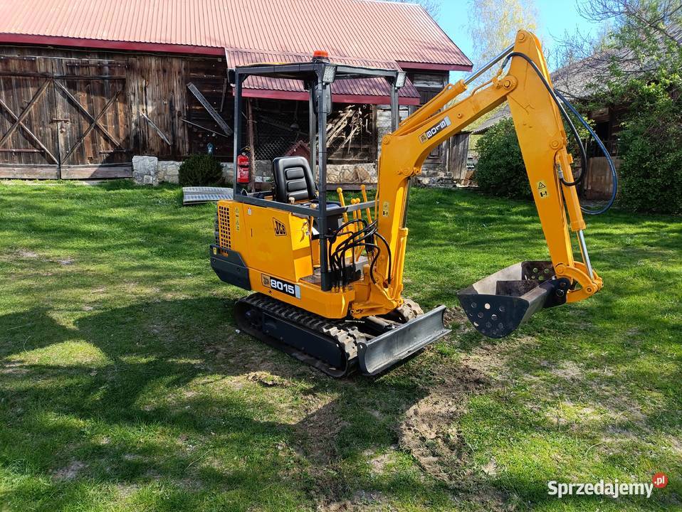 Minikoparka JCB 801 lubelskie Krasnobród sprzedam