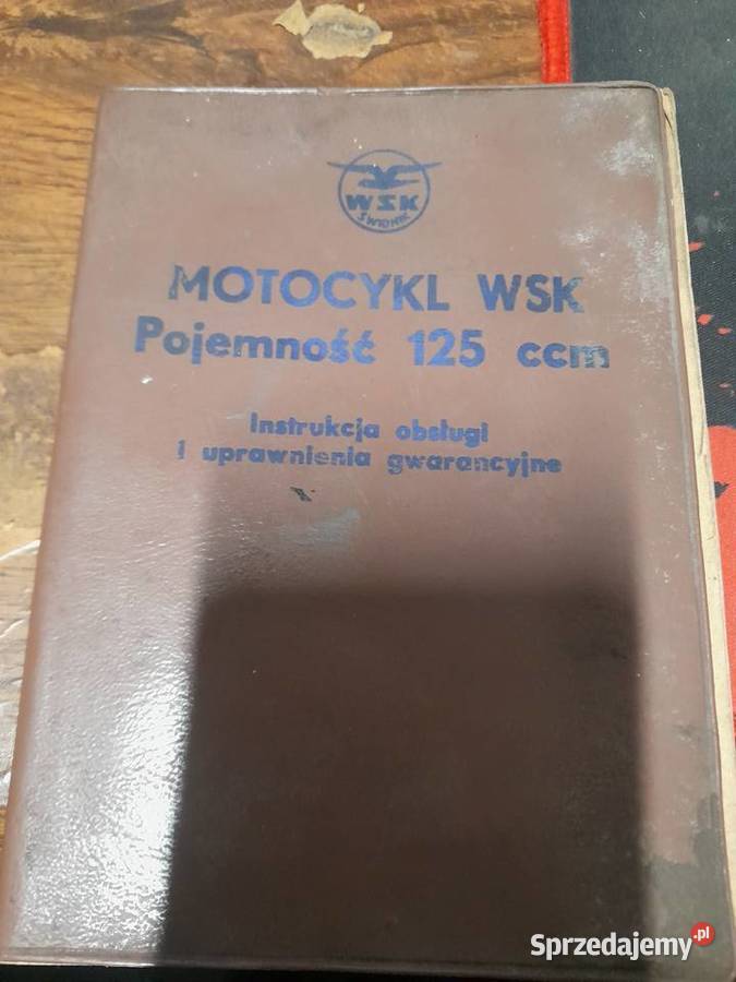 wsk 125 gaznik g16 lampa tylna instrukcja Trzebiatów sprzedam