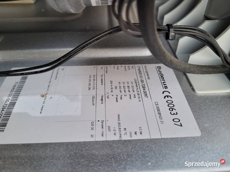 Buderus Logamax Plus GB 15216 części