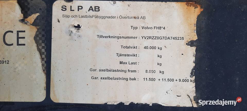Urządzenia Hakowe Hakowiec PALFINGER sprzedam