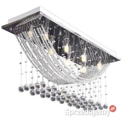 vidaXL Biała lampa sufitowa z błyszczącymi Warszawa