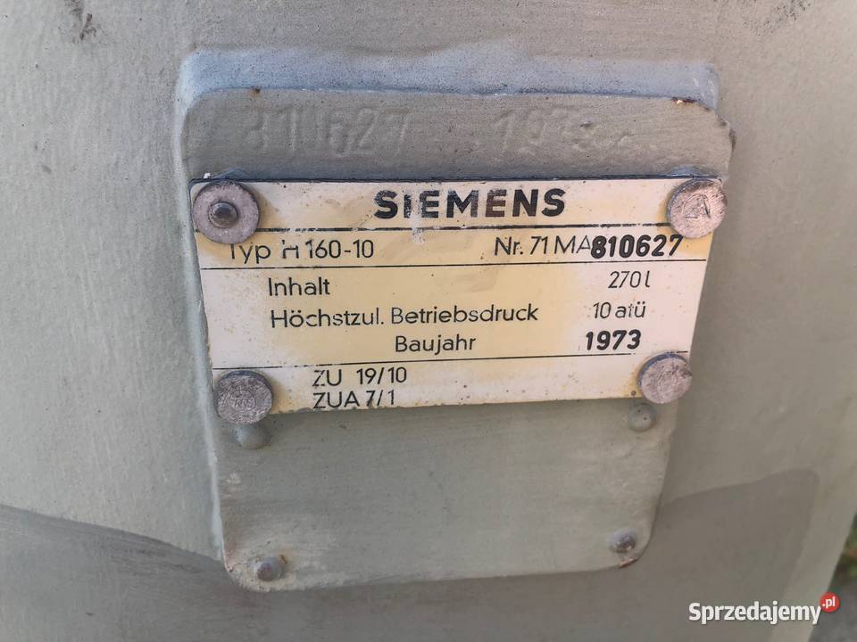 Kompresor tłokowy SIEMENS H 16010 Zbylitowska Góra