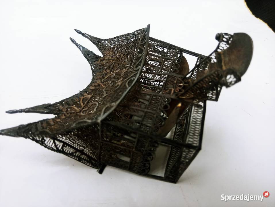 Miniatura Chata Sumatra Srebro Filigran Srebro lubuskie Nowa Sól