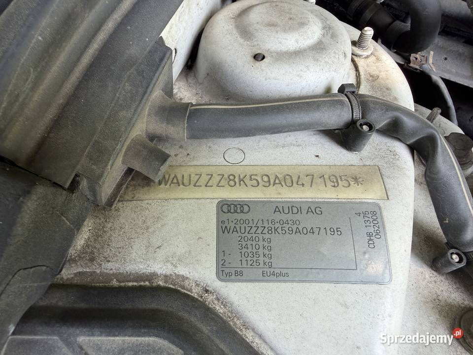 Audi A4 B8 18 TFSI 2008 OC przegląd Spławy