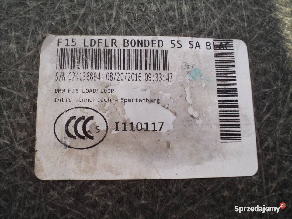 BMW półka bagażnika Bydgoszcz