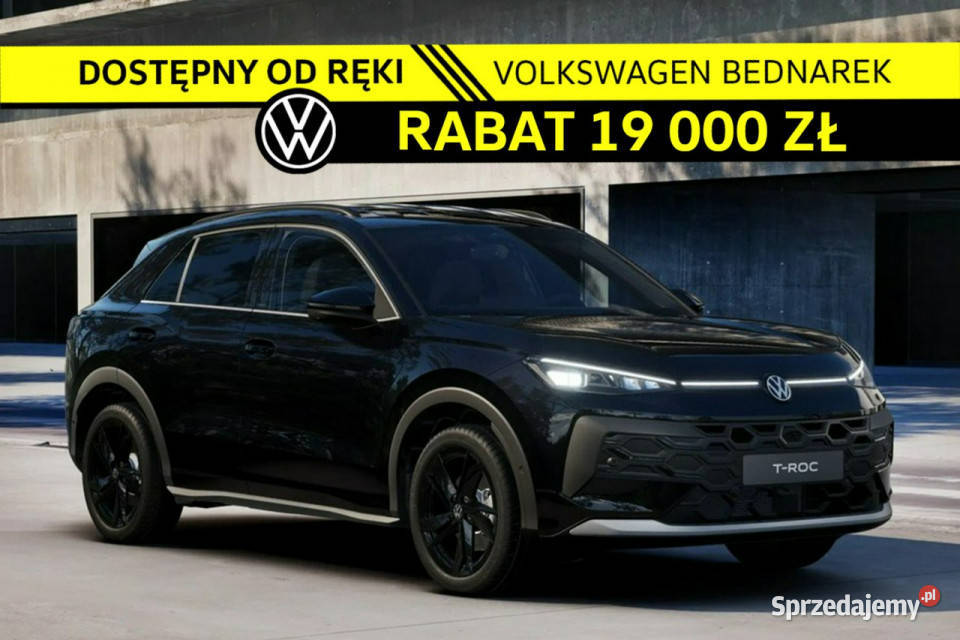 Volkswagen TRoc Style 15 eTSI 150 DSG Dostępny światła do jazdy dziennej Łódź