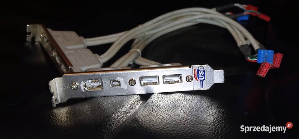 4x Port USB na śledziu do komputera USB 1394 Gdańsk