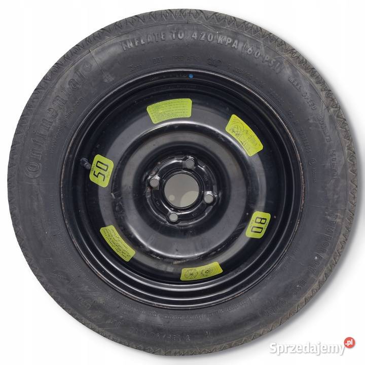 KOŁO DOJAZDOWE Peugeot 3008 5008 13590 R16 4x108 Chełm