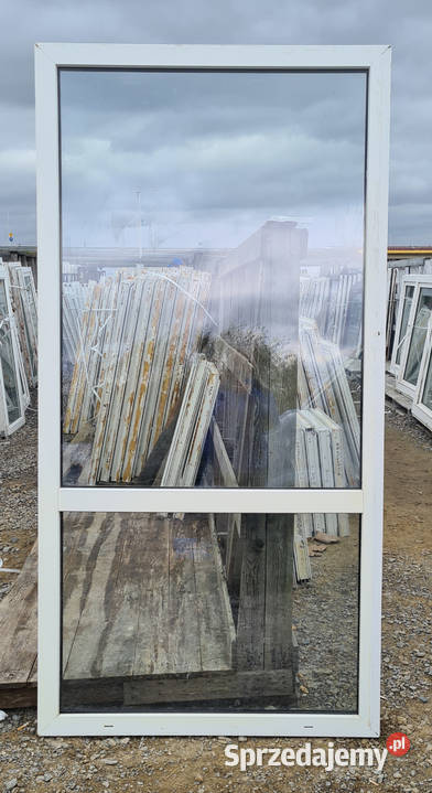 OKNO KacprzaK 116x229 FIX OKNA Używane Witryna