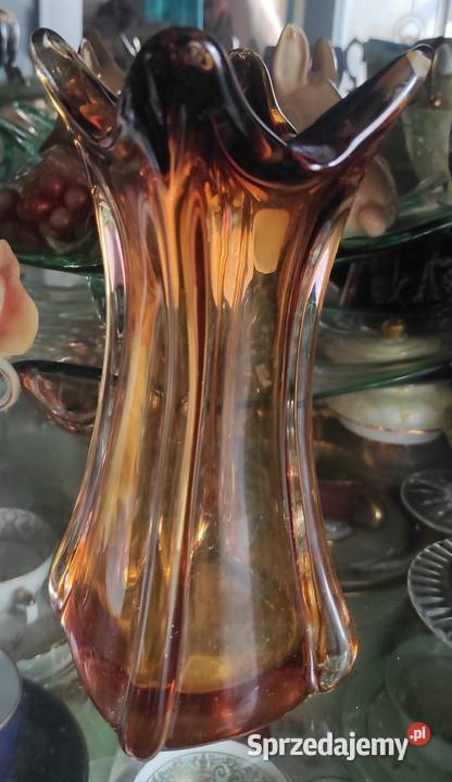 BURSZTYNOWY WAZON CZESKI