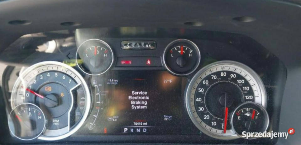 Dodge RAM RAM 2016 SPORT 57HEMI Kamera cofania Gdynia