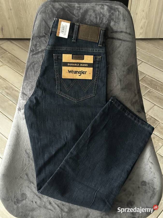 Męskie dżinsy Wrangler regular W32 L32 Rozmiar L Łódź
