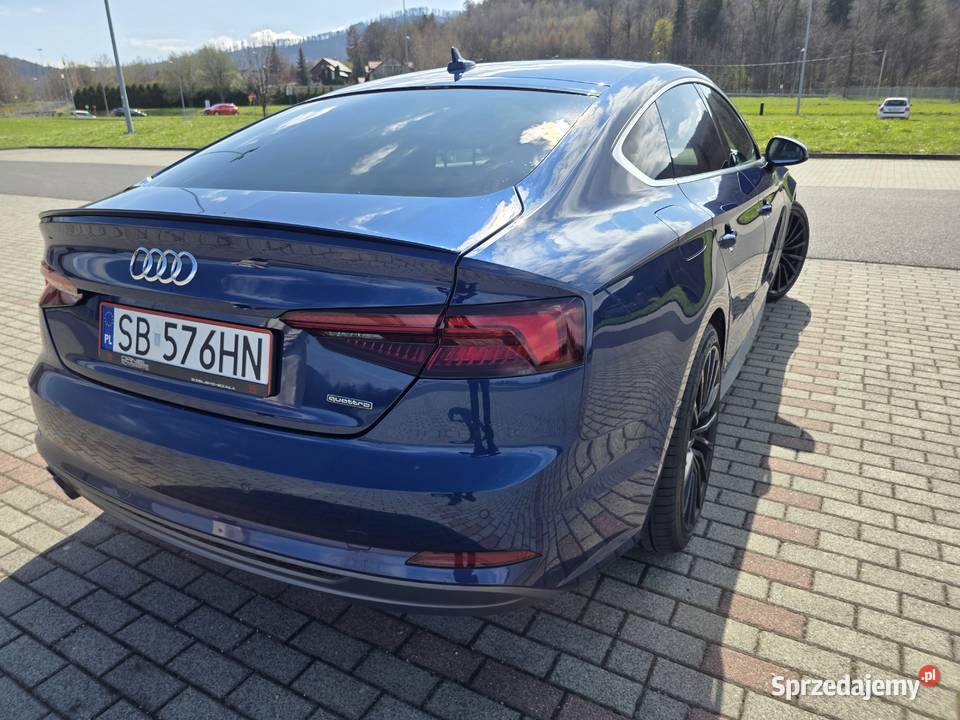 Audi A5 F5 Sportback B9 Quattro Sline 2017 30TDI śląskie Bielsko-Biała