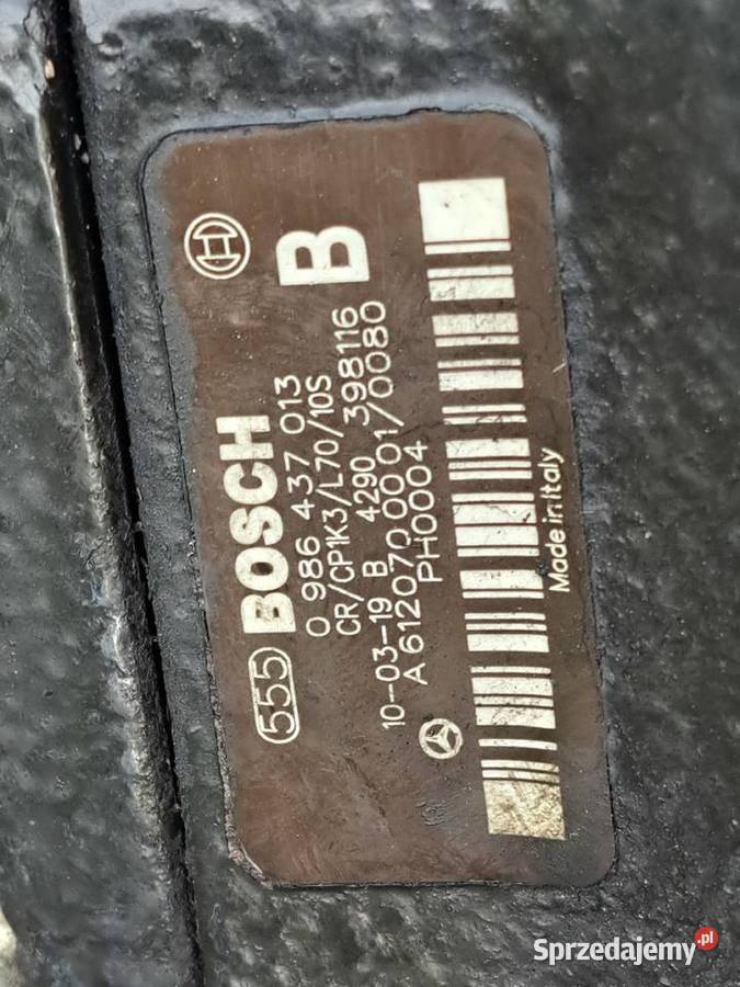 pomla wtryskola mercedes ml 270 w163 Bolesławiec sprzedam