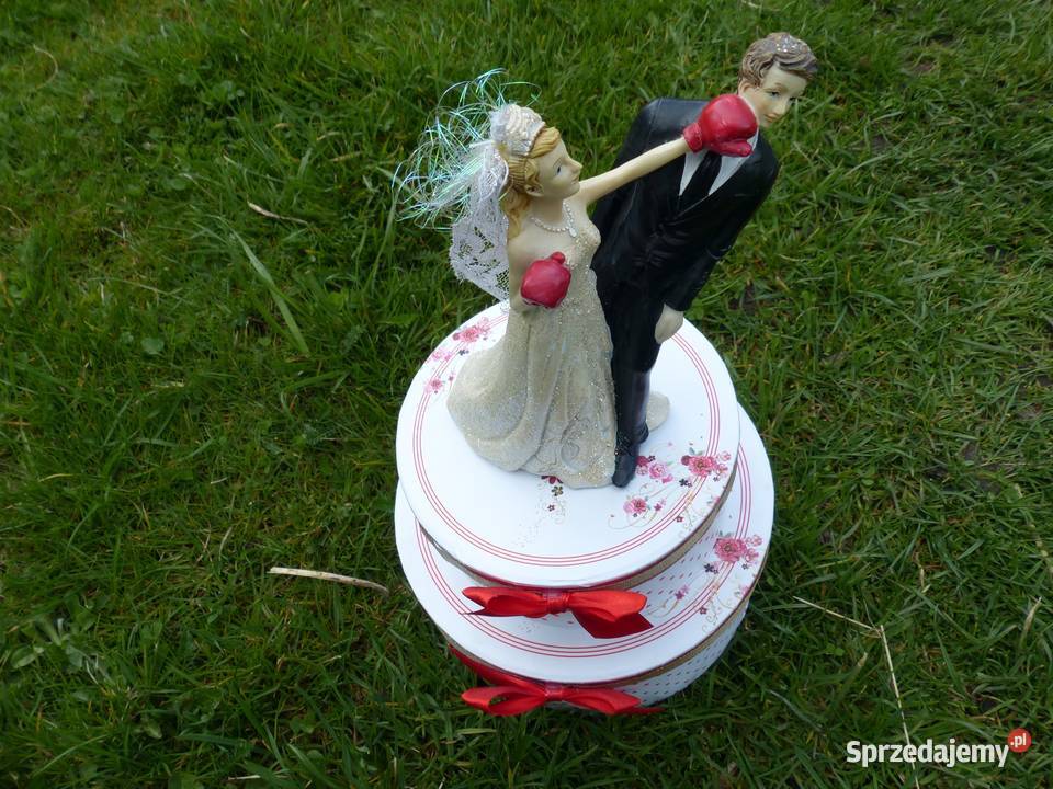 Figurka weselna na stół Ozdoba Ślubna małopolskie Zbylitowska Góra