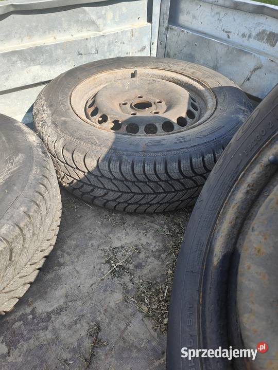 Koła zimowe zdjęte z passat B5 Nowa Karczma