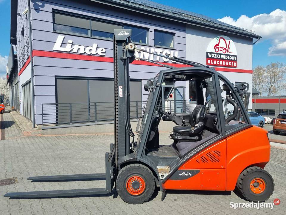 Wózek widłowy Linde H35D02 Przesuw boczny BD2227 Mogilany sprzedam