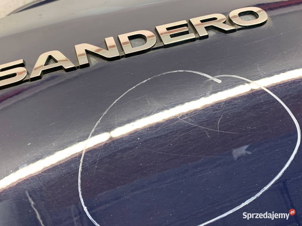 KLAPA TYŁ DACIA SANDERO II Hatchback BLEU NAVY podkarpackie sprzedam