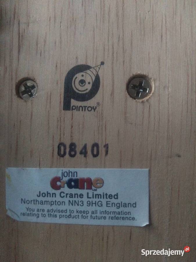 Zabawka drewniana koparka gąsienicowa PINTOY Zabawki Łódź