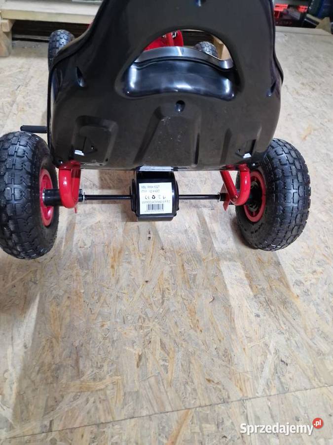 Gokart na pedały Top Racer 64 pompowane koła Red sprzedam