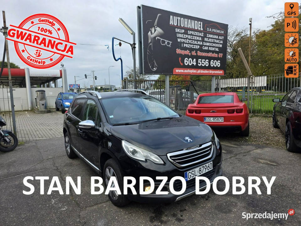 Peugeot 2008 12 Benzyna 110 LED Panorama elektryczne lusterka Słupsk