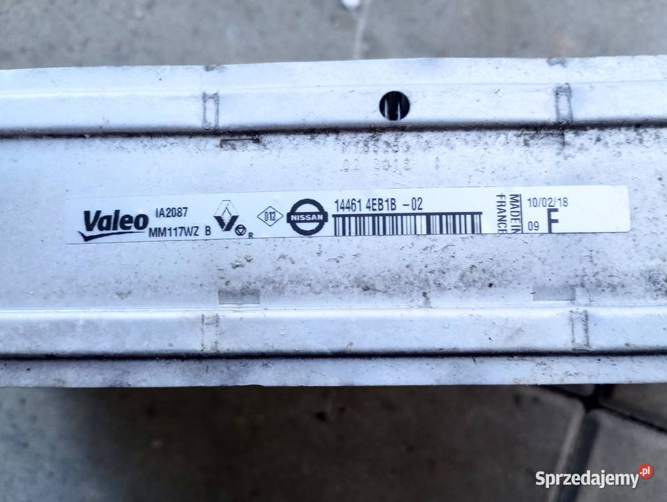 RENAULT SCENIC IV 15DCI INTERCOOLER 144614EB1B02 Wieliczka