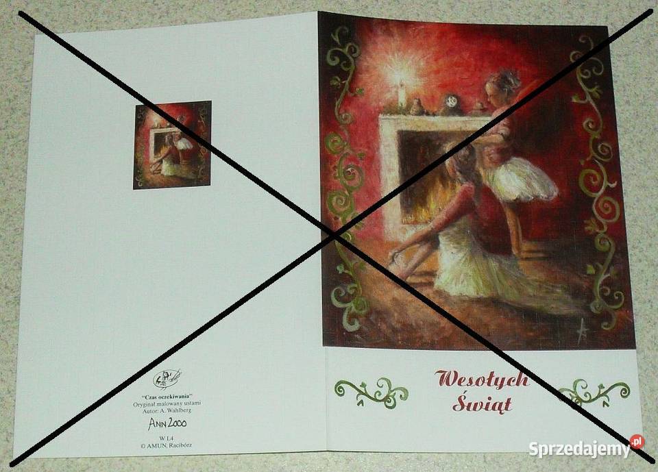 Unikatowe kartki świąteczne Reprodukcje Kolekcja