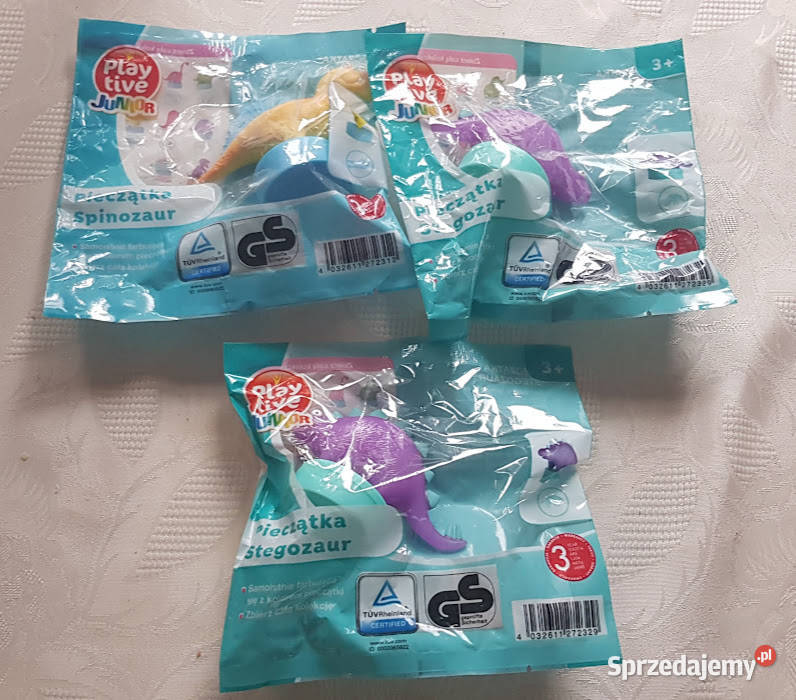 Figurki pieczątki dinozaury