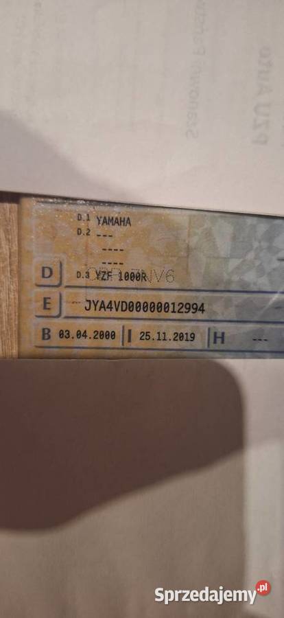Yamaha 1000 Toruń sprzedam
