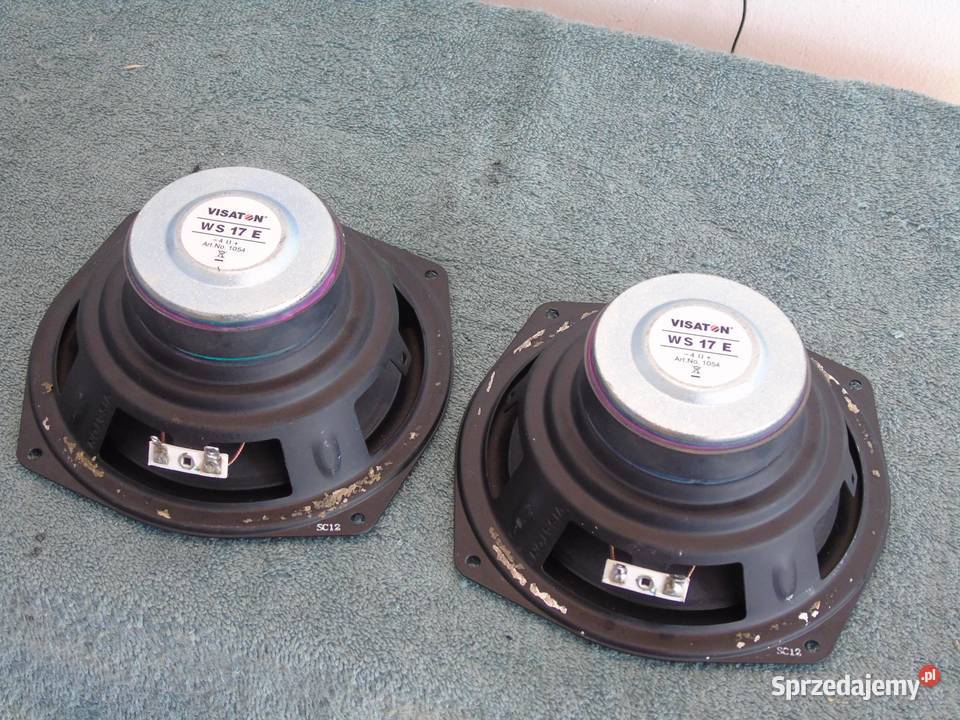 Głośniki niskotonowe Visaton WS 17 E para Słuchawki i głośniki Jasło