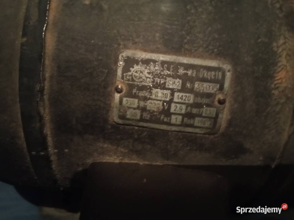 silnik jednofazowy 230w 220v 1961r śląskie Katowice