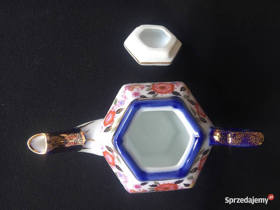 Stary imbryk dzbanek mini porcelana The Queens Kołobrzeg