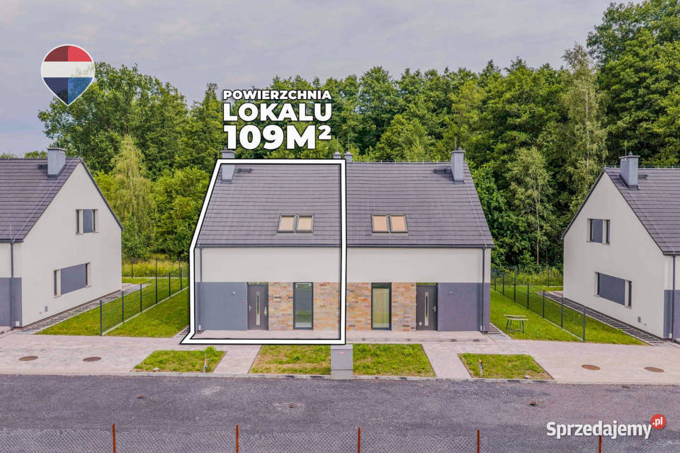 Na sprzedaż segmenty 109 m w sąsiedztwie lasu Droszków