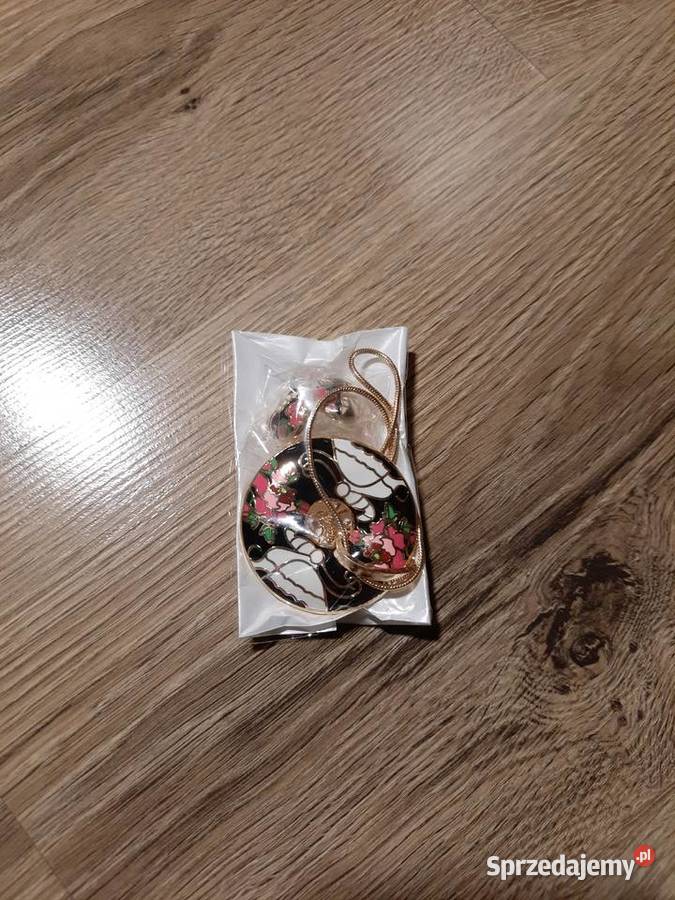 Komplet emaliowanej biżuterii sprzedam