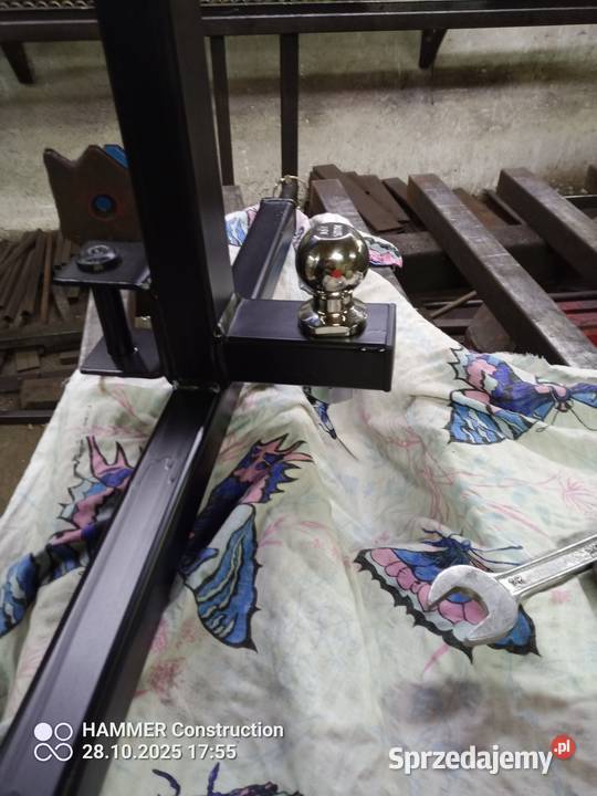 Zaczep do przyczepki na TUZ minitraktorka System zaczepowy System zaczepowy Słupie sprzedam