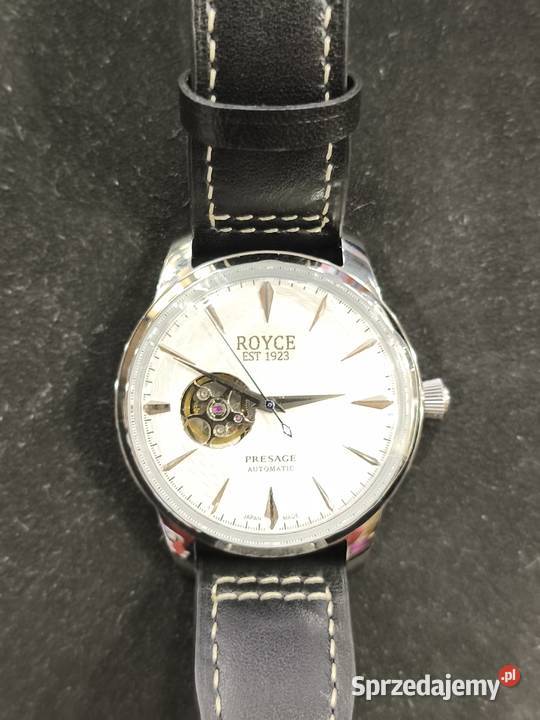 ZEGAREK MESKI mechaniczny ROYCE srebrny kujawsko-pomorskie Toruń