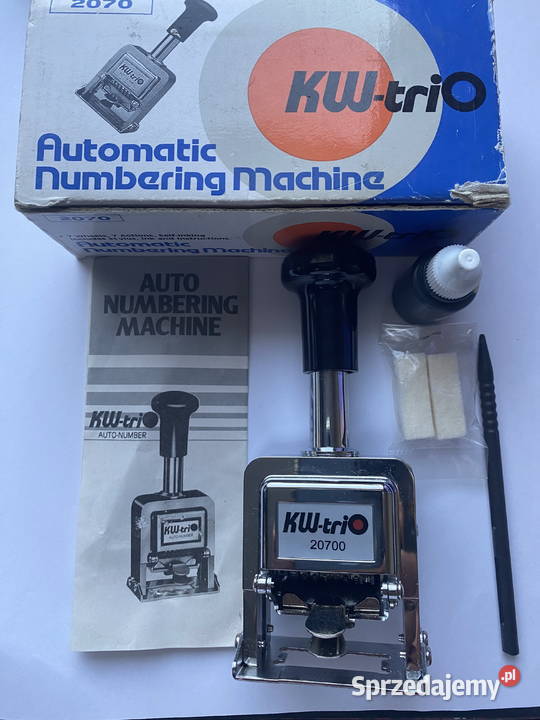 Numerator automatyczny KWtrio 2070 Warszawa