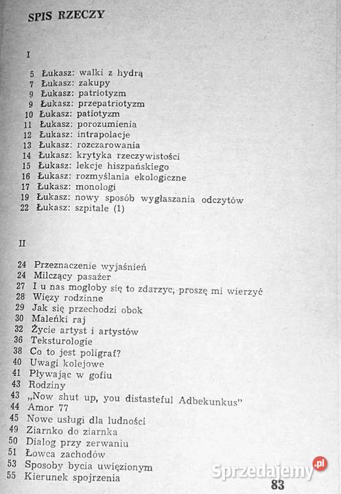 Opowiadania o Łukaszu Julio Cortzar Pozostałe Chełm