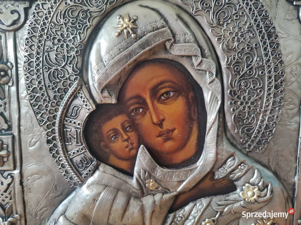 Piękna ikona Matki Boskiej pocieszenia łódzkie Łódź
