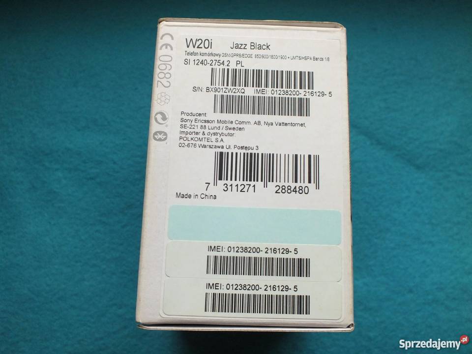 Oryginalny karon pudełko instrukcja Sony Żary sprzedam