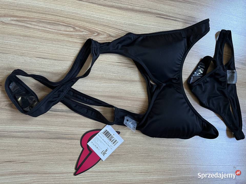 Strój kąpielowy dwuczęściowy monokini Bona Fide Rozmiar 36(S) Nowa Sól