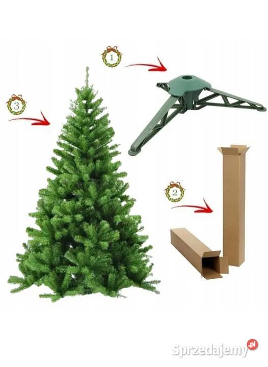 CHOINKA Sztuczna ŚWIERK KAUKASKI 220 Dekoracja Elbląg