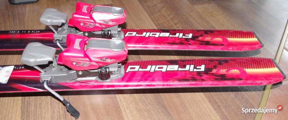Narty Firebird 140 czerwone Żywiec sprzedam