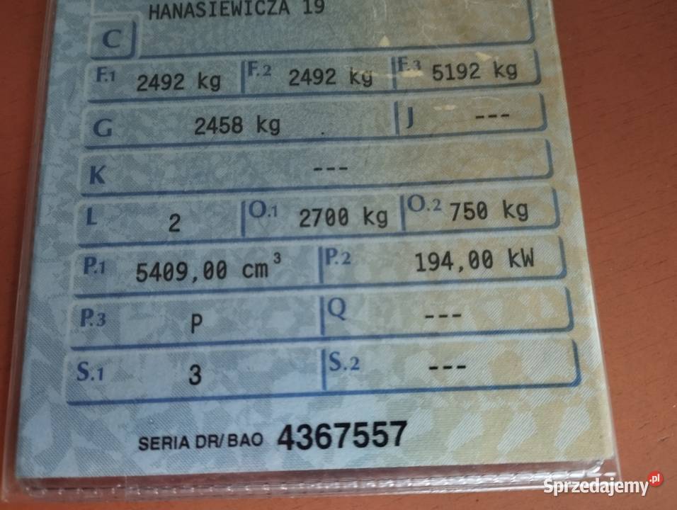 FORD F150 54 4X4 AUTOMAT 3 MIEJSCA Motoryzacja Warszawa